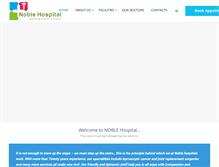 Tablet Screenshot of noblehospitals.com